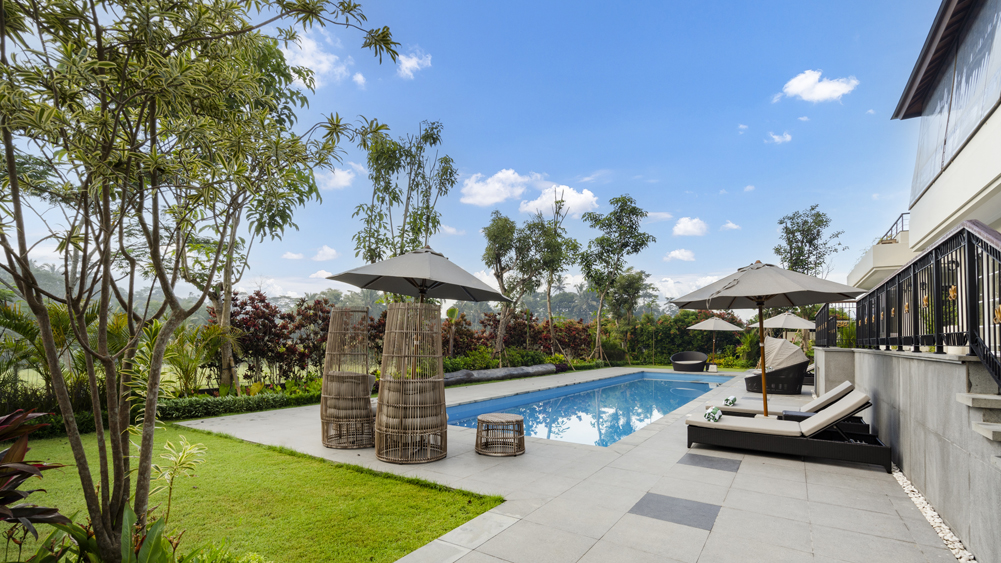 Pala Ubud - Villa Sanghyang - Spacious and breezy pool area